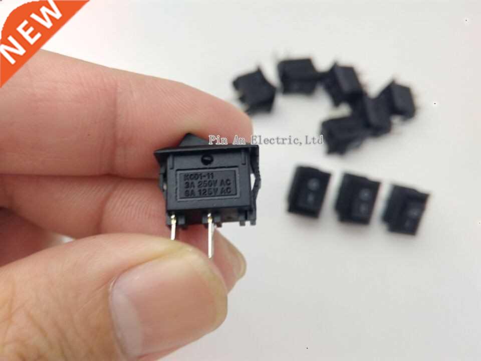 20pcs 10*15mm SPST 2PIN ON/OFF G10 Rocker Switch A/250V C