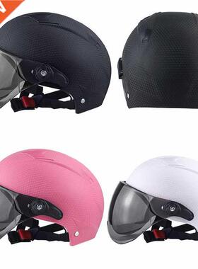 Electric Motorcycle Helmet Double Lens and Single Lens Sunsh