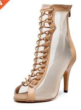 Woman High Tip Ballroom Dance Shoes Woman Ruber Insole Latin