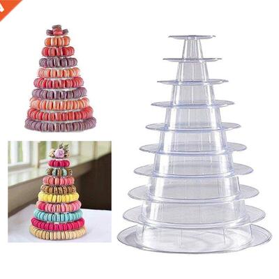 10Tiers Round Macaron Tower Stand Cupcake Stand Round Premiu