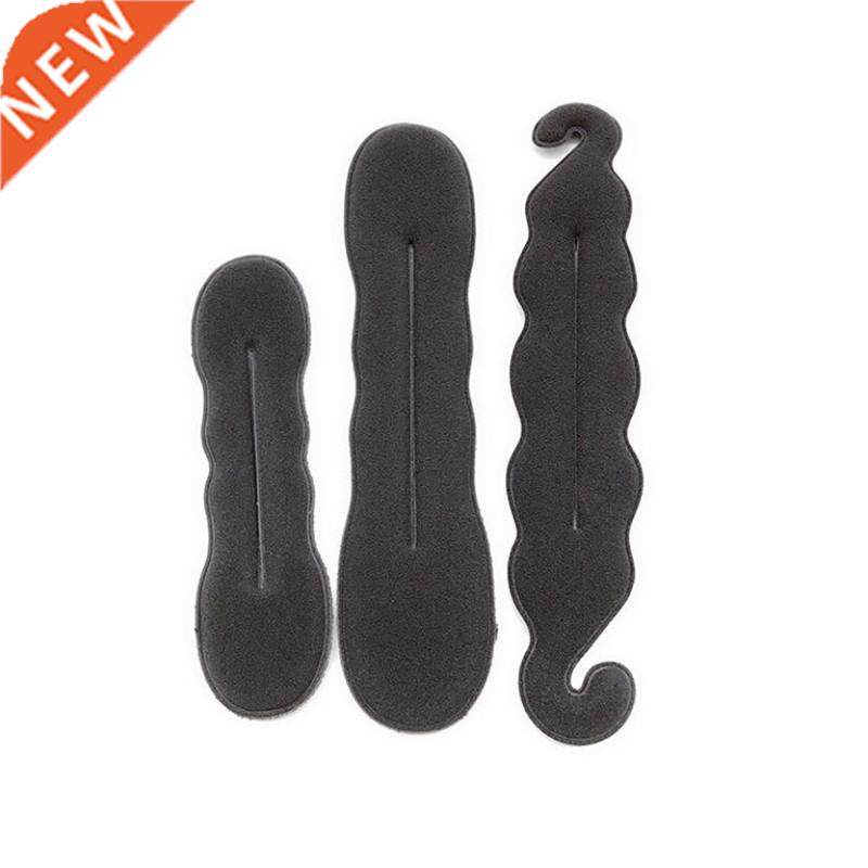 3pcs/set Hair Styling Magic Sponge Clip Foam Bun Curler Hair
