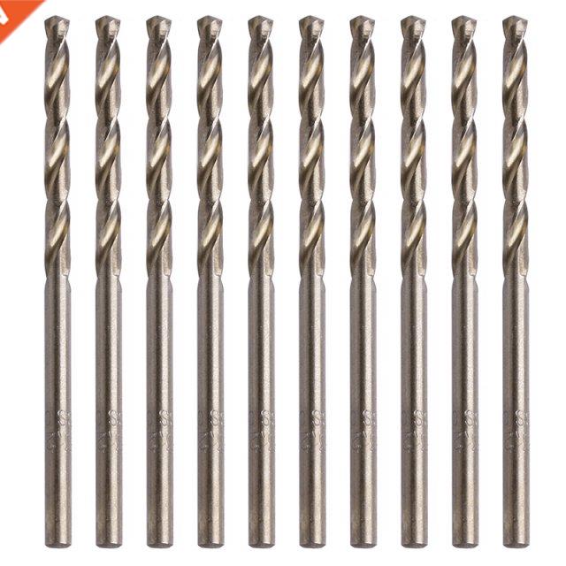 10Pcs/Set 3.2mm M35 Trangle Shank HSS-Co Cobalt Twst Drll