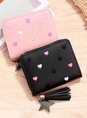 1PC Women Small Wallet Ladies Mini Tassel Wallet Cute Girl S