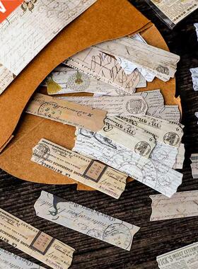 Trace Of Memory Series Originality Vintage Journal Stickers