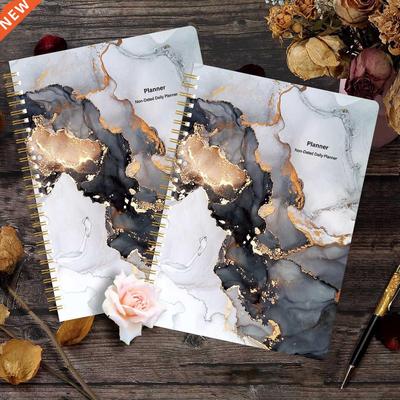 Non-dated daily planner agenda notebook to do list schedule