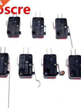 10pcs Mini limit switch 3pins travel switch roller arc lever
