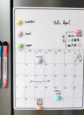 A3 Magnetic Whiteboard Fridge Magnets Dry Wipe White Board M