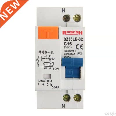 DZ0LE-2 1P+N 16A 20V 220V 50HZ/60HZ Residual Current Circ