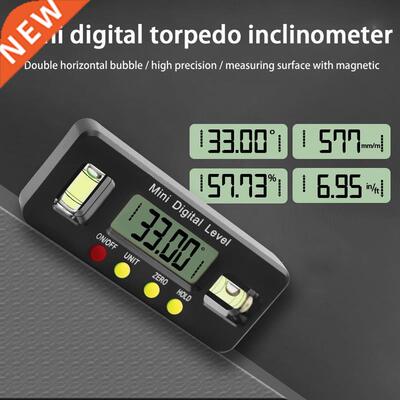 Digital Angle Finder Protractor Electronic Level Box 360 Deg