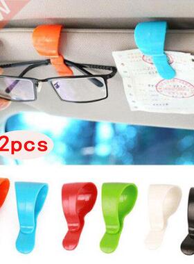 Portable multi-purpose vehicle eyeglasses clip 2 mounted car