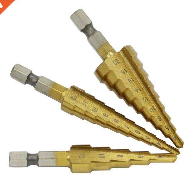 -12mm 4-12mm 4-20mm Step Cone Drill Bit Hexagonal Shank Hig