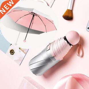 New 8 Ribs Pocket Mini Umbrella Anti UV Paraguas Sun Umbrell