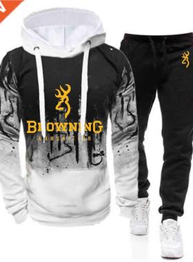BROWNING 2021 Men’s New Spring Autumn 2 Piece Tracksui