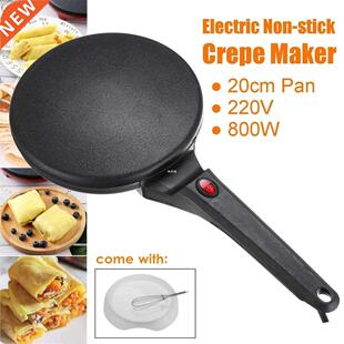 Non Stick Electric Crepe Maker 220V 800W Baking Pancake Pan