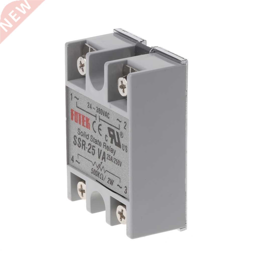 24V-80V SSR-25VA 10A DC-AC Solid State Relay Module For Tem