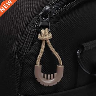 5/10PCs EDC MultiPurpose Zipper Rope Black Camping Equipment