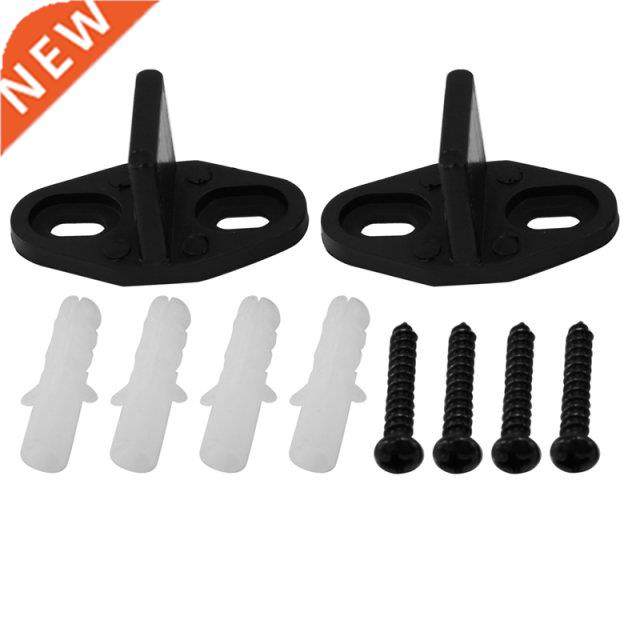 2PCS Adjustable Bottom Barn Door Floor Guides with Screws T-