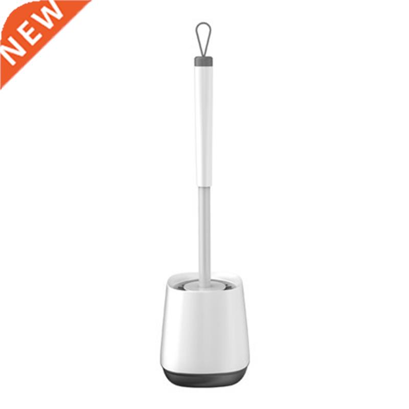 Toilet Brush with Holder No Dead Ends Decontamination Stainl