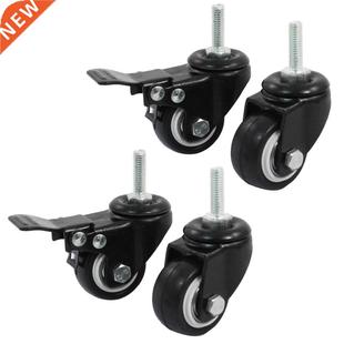 Brake Swivel Black Wheel Inch Trolley 1.5 Shopping Caster