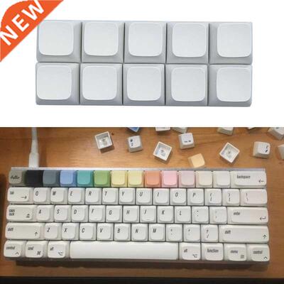 10 Keys PBT Keycap XDA Profile 1U Not Engraving Blank Key Co
