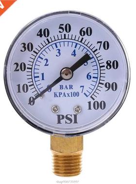Well Pump Pressure Gauge 1/4'' NPT Thread 0-100 PSI