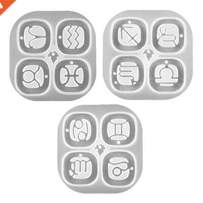 Shny 12 Constellaton Keychan Mould Slcone Epoxy Resn M