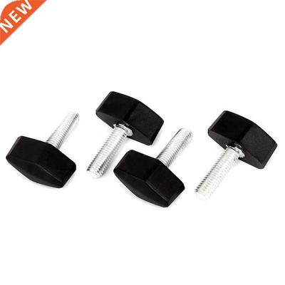 Rotary T Clamping Handle Screw Knob Grip M8 Thread Dia 4pcs