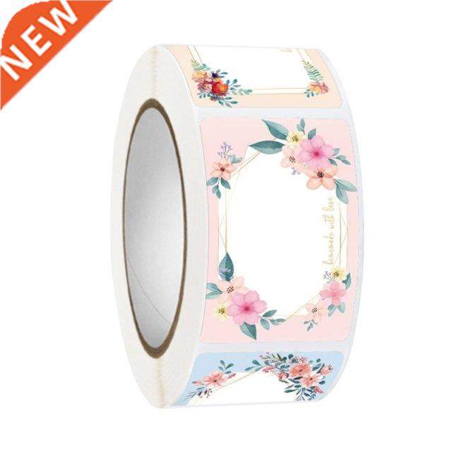 500pcs rectangular packaging label thank you labels sealing