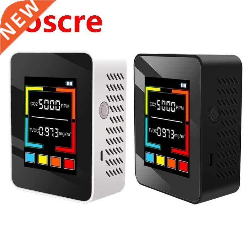 Portable Carbon Dioxide TVOC Detector Air Quality Monitor Te