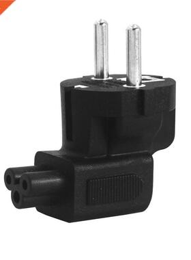 EU Power Cable plug adapter EU PLug to IEC320 C5 Clover Leaf