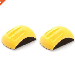 for Sandpaper Inch Loop Hook Block Sanding Hand 2PCS