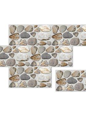 3D Cobblestone Pattern Frosted Brick Self Adhesive Wall Tile