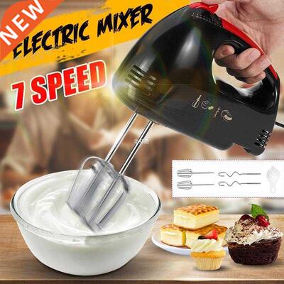 7 Speeds High Power Electric Food Mixer Kitchen Hand Blender