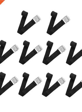 10 Pieces Cargo Straps With Fastening Buckle Pyester Fiber