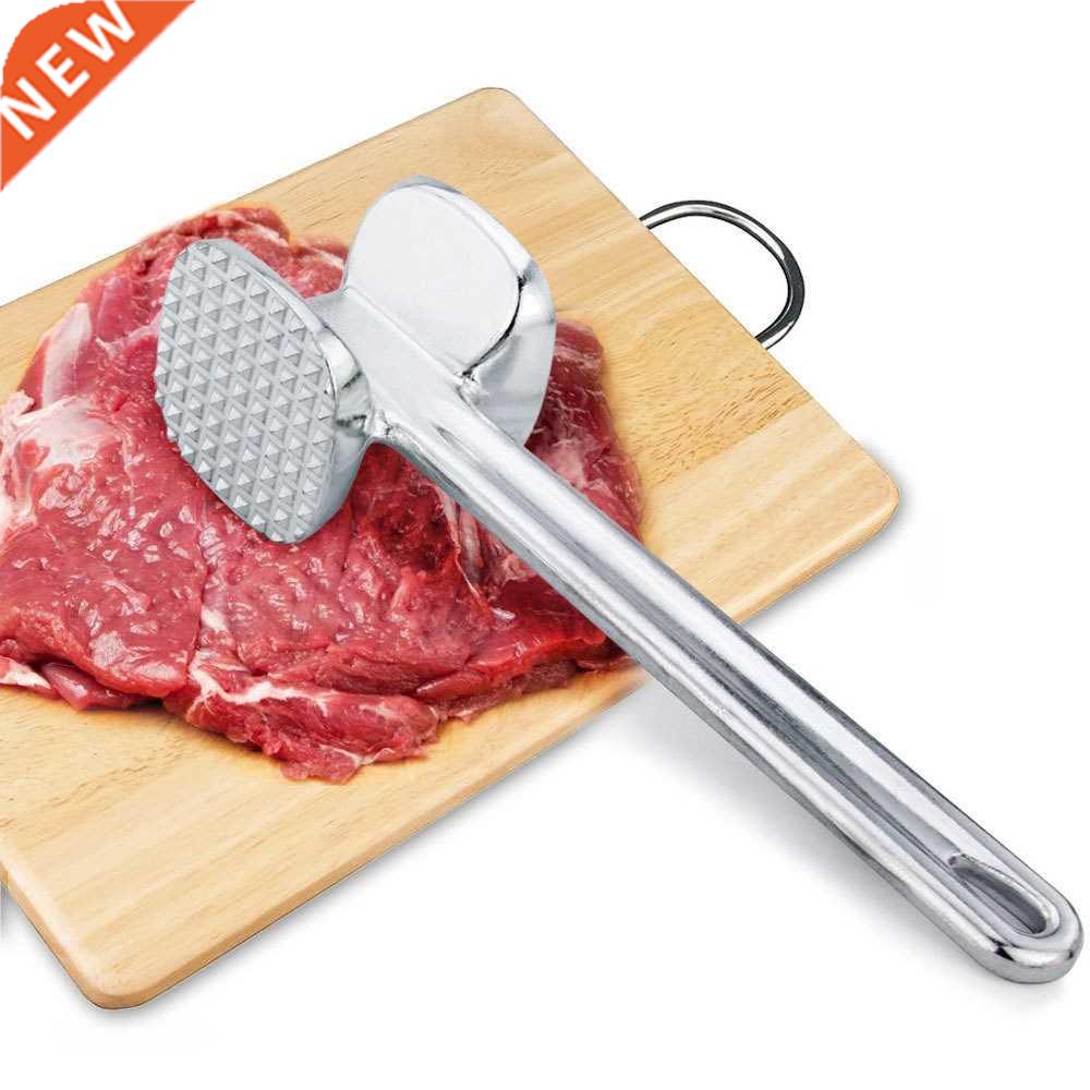 2020 New 19.5cm Two Sides Aluminum Meat Hammer Mallet Beef C