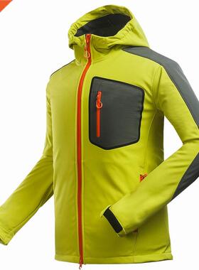 2022 Men Winter Autumn Fleece Soft shell Jacket Camping Spor