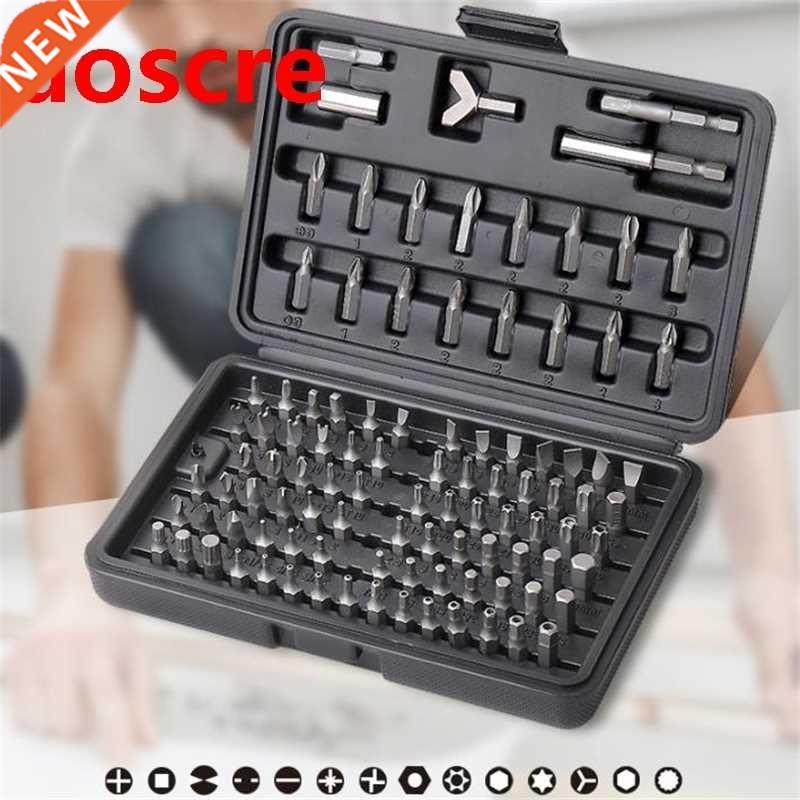 100pcs screwdriver set with bit driver tmper proof torq tor