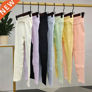 Push Seamless Women Legging Leggings Fitness Strip Ribbed