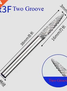 Tungsten Carbide Drill Bit burr Rotary File 3mm cnc end mill