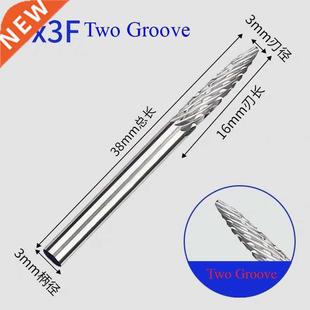 File mill Drill end cnc 3mm Rotary burr Bit Carbide Tungsten