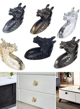 Creative Furniture Cabinet Knobs and Handle Horse Head Pull