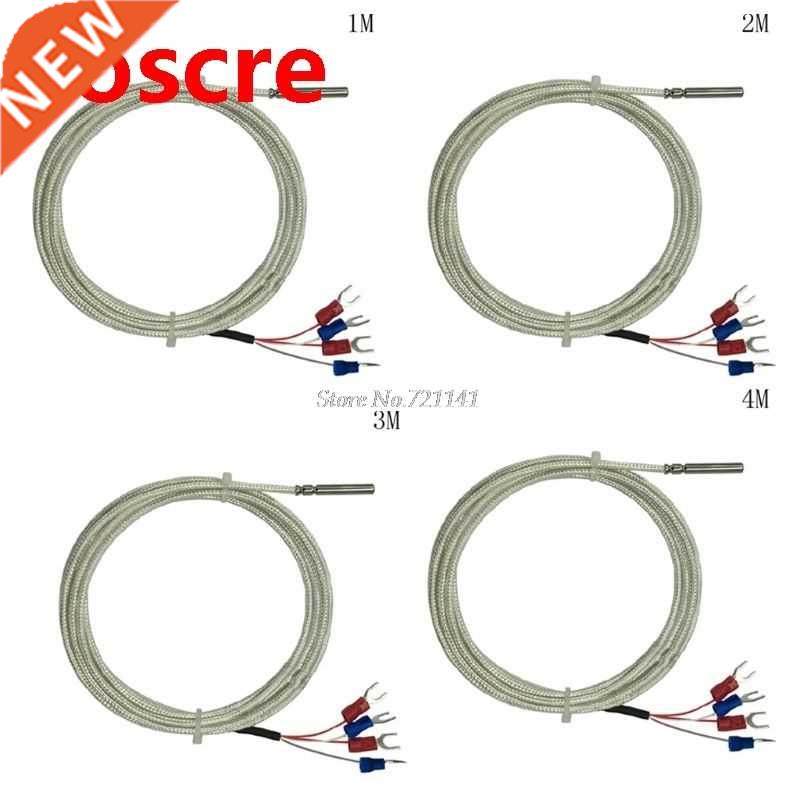 1/2/3/4m Waterproof Temperature Probe Temperature Sensor PT1