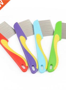 2021 Dog Long Tooth Seahorse Flea Comb Hair Remove Flea Cat