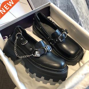 Shoes Buckle Mary Spring Patent Lolita Janes Autumn