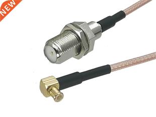 Female Bulkhead plug angle Male Right jack RG316 MCX