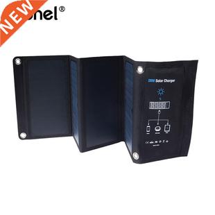 Panel Charger Charge Folding Fast Solar with 28W Portable