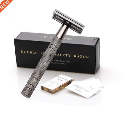 Double Edge Safety Razor With 10 Shaving Blades,Premium Wet