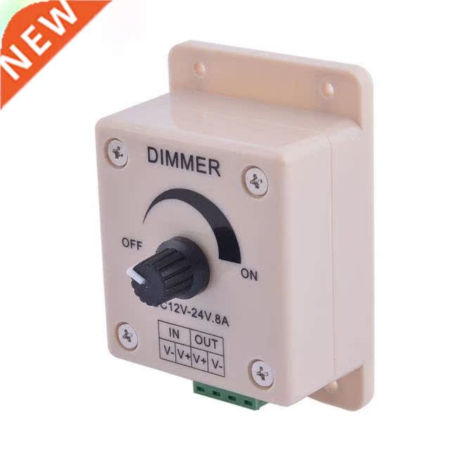 DC12V-24V 8A LED Adjustable Switch Dimmer Dimming Cotroller