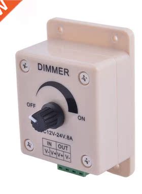 DC12V-24V 8A LED Adjustable Switch Dimmer Dimming Cotroller
