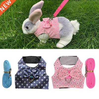 Rabbit Vest Small Animal Outdoor Walking Harness and Leash S
